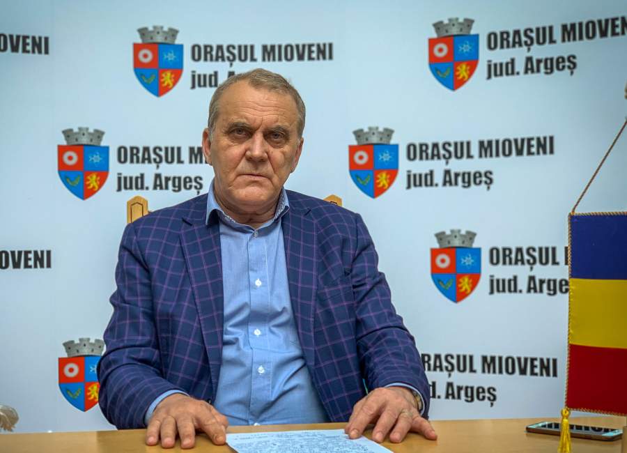 Felicitare Ion Georgescu, primarul orașului Mioveni