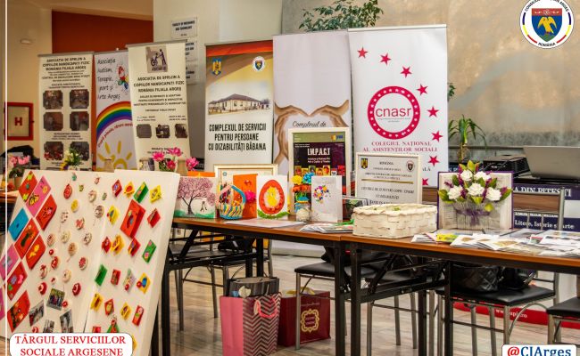 Vicepreședintele Consiliului Județean Argeș, Adrian Bughiu, la deschiderea Târgului Serviciilor Sociale Argeșene