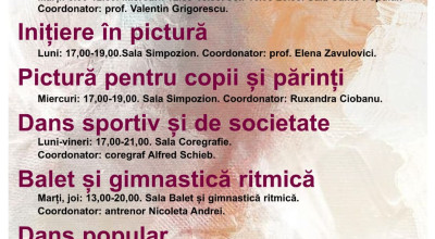 Centrul Cultural Piteşti, gamă variată de cursuri