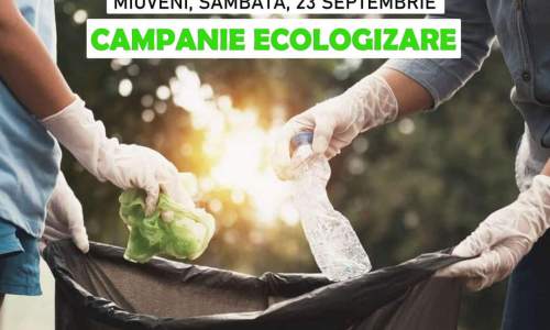 Sâmbătă, amplă campanie de ecologizare la Mioveni