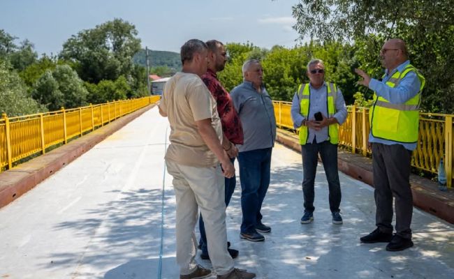 Podul de la Valea Danului a intrat în ultima etapă a lucrărilor de reabilitare și consolidare