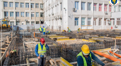 Vizită de lucru pe șantierele deschise la Spitalul de Urgență Pitești