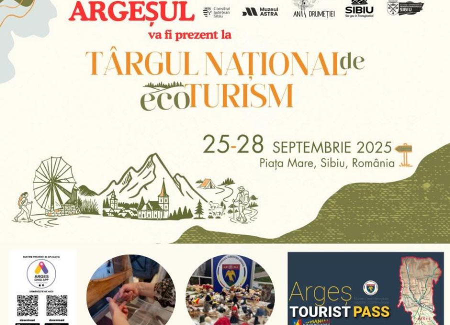 Argeșul va fi prezent la Târgul Național de Ecoturism de la Sibiu!