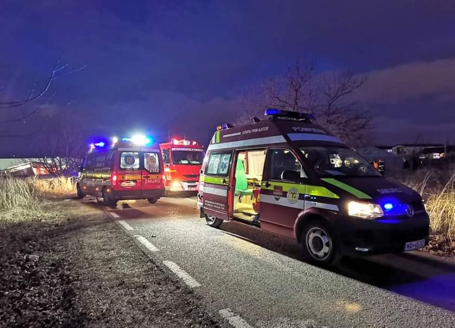 ACUM! Doi POLIȚIȘTI, accident GRAV în Argeș