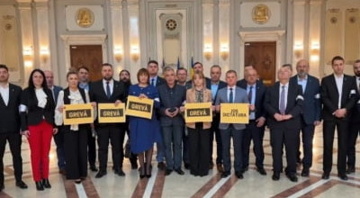 Parlamentarii AUR și POT au intrat în grevă, dar nu renunță la "cașcaval"
