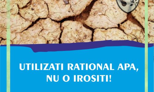 Utilizați rațional apa! Nu o irosiți
