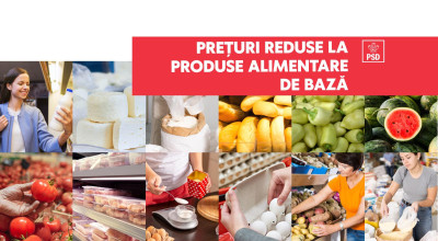 Simona Bucura Oprescu: „Preţurile la alimentele de bază chiar au scăzut ca urmare a măsurilor adoptate de Guvernul României”