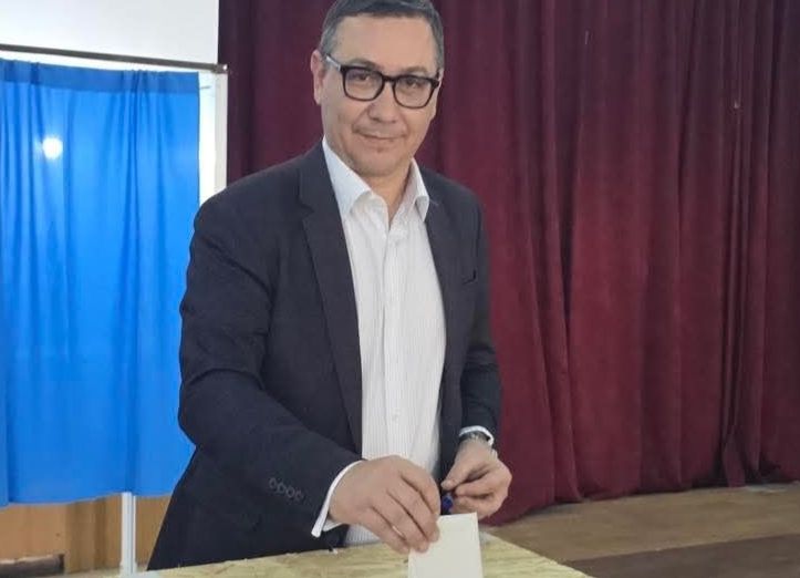 Victor Ponta a votat în Arges
