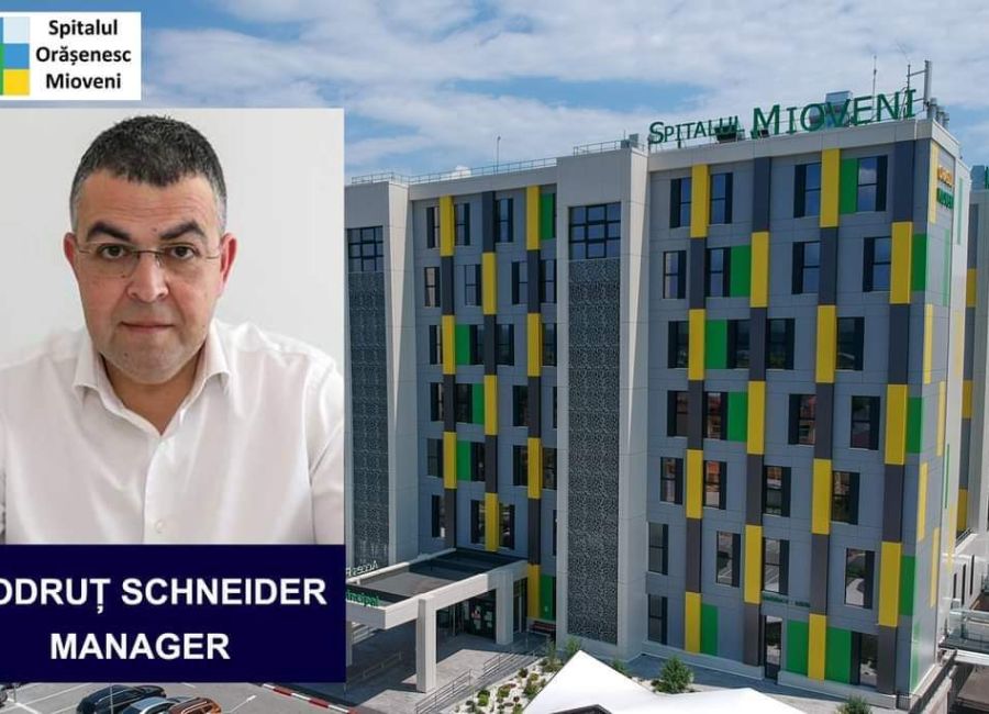 Codruț Schneider, noul manager al Spitalului Mioveni