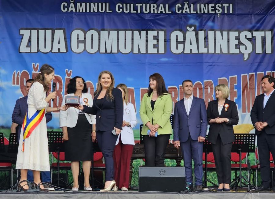 Prefectul Ioana Făcăleață: "La mulți ani, Călinești"