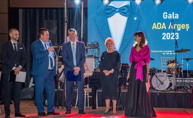 Primarul Cristian Gentea a luat parte la Gala AOA Argeș