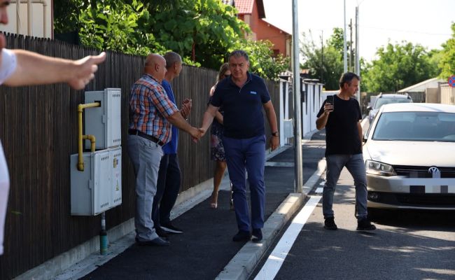 Lucrări finalizate pe o stradă importantă din Pitești