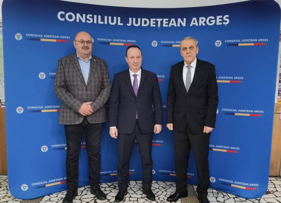 Președinte CJ Argeș, Ion Mînzînă, s-a intâlnit cu ministrul Finanțelor, Adrian Câciu