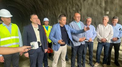 Ministrul Transporturilor, Sorin Grindeanu, vești excelente în Argeș: ”S-a turnat asfalt pe circa 90% din tronsonul Pitești - Curtea de Argeș al autostrăzii spre Sibiu!”