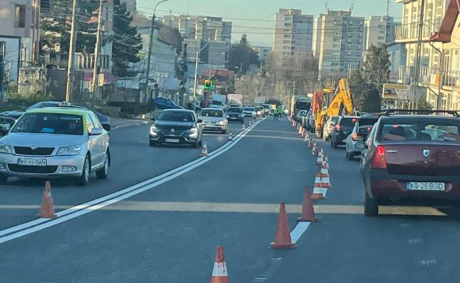 Lucrările pe Calea Craiovei, FINALIZATE! Traficul va fi reluat în condiții normale