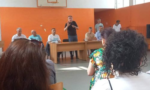Primarul Gentea, întâlnire cu piteștenii din Nord, Nicolae Bălcescu și Eremia Grigorescu