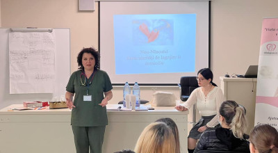 23 de persoane au fost prezente la atelierul destinat gravidelor şi proaspetelor mămici organizat la Spitalul Mioveni