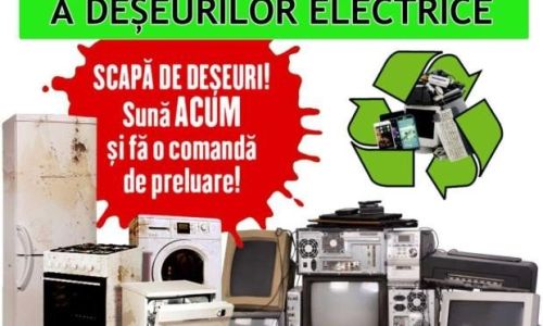 O nouă campanie de colectare gratuită a deșeurilor electrice și electronice