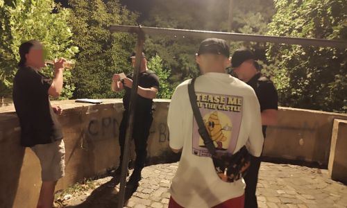 Acțiuni de menținere a ordinii publice în Pitești