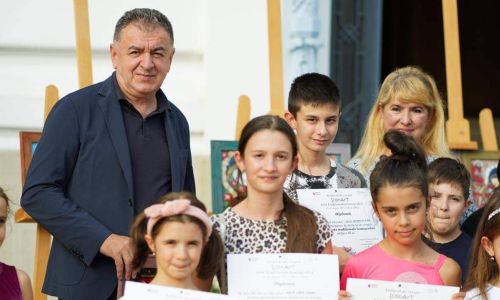 Momente emoționante în Piața Primăriei