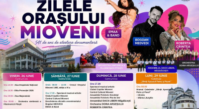 Artiști de RENUME la Zilele Orașului Mioveni!