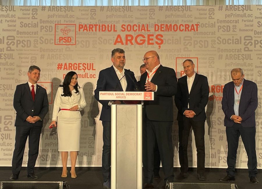 Marcel Ciolacu: 'Vreau să felicit echipa PSD Argeş'