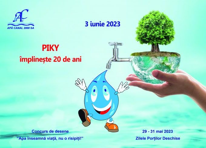 Sărbătoare la Apă Canal 2000 SA Piteşti -  Piky împlineşte 20 de ani!