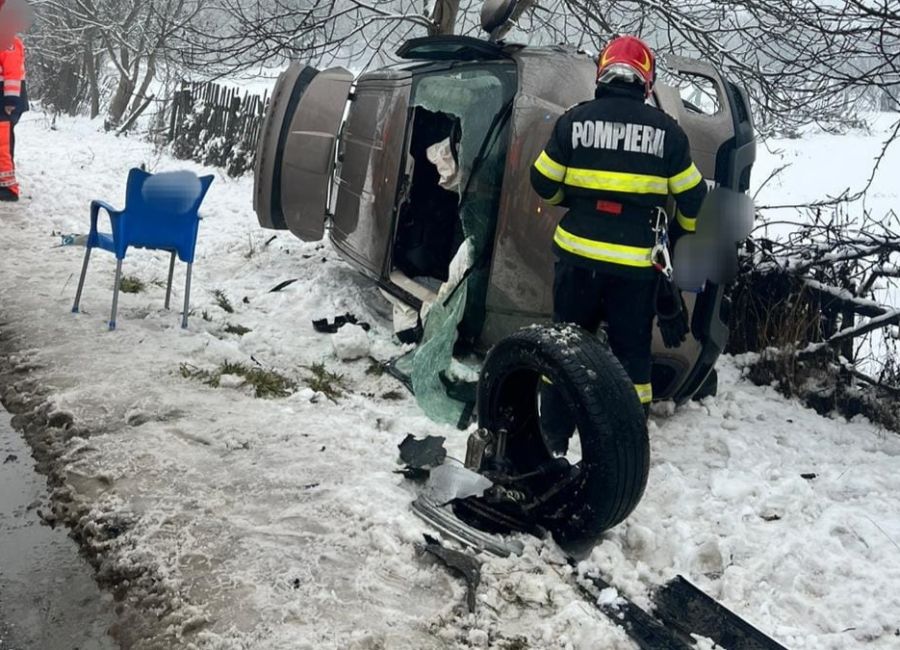 PRĂPĂD în Argeș! Accident cu OPT VICTIME!