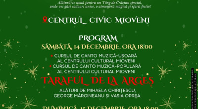 La Mioveni va avea loc o nouă ediție a Târgului de Crăciun