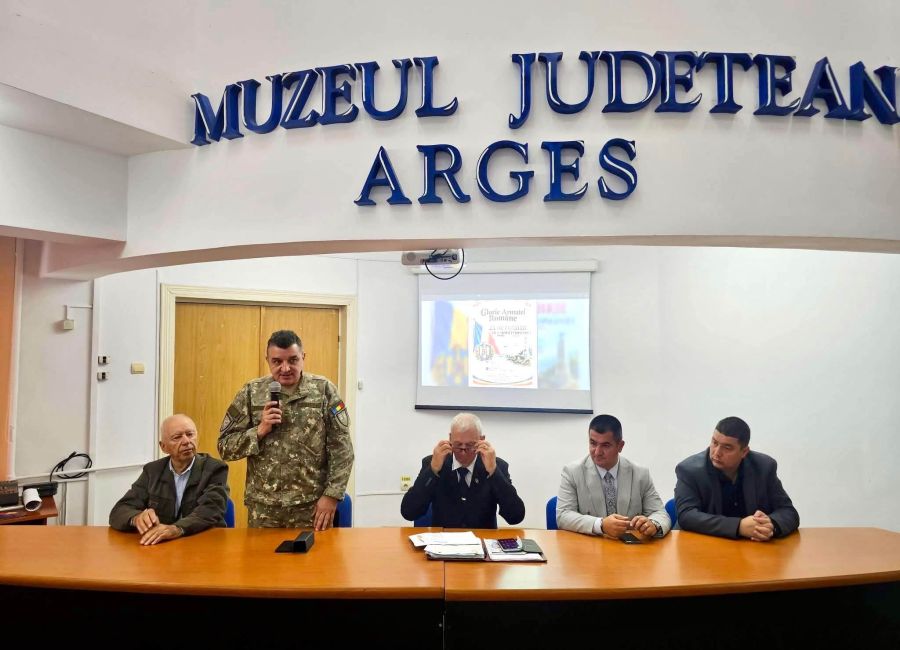 Eveniment dedicat Zilei Armatei Române, la Muzeul Județean Argeș