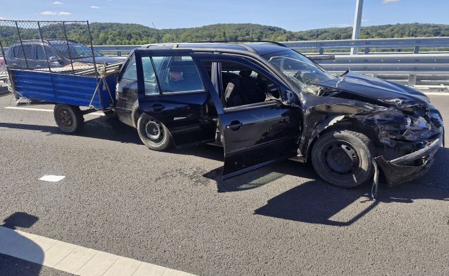 Accident GRAV pe A1! Un COPIL a fost rănit!