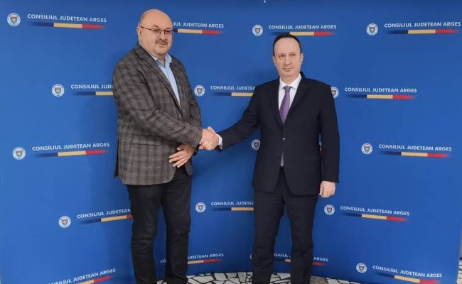 Președinte CJ Argeș, Ion Mînzînă, s-a intâlnit cu ministrul Finanțelor, Adrian Câciu