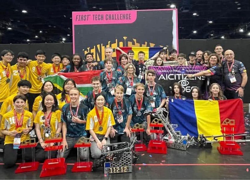 Campionat național de robotică la Pitești Arena!