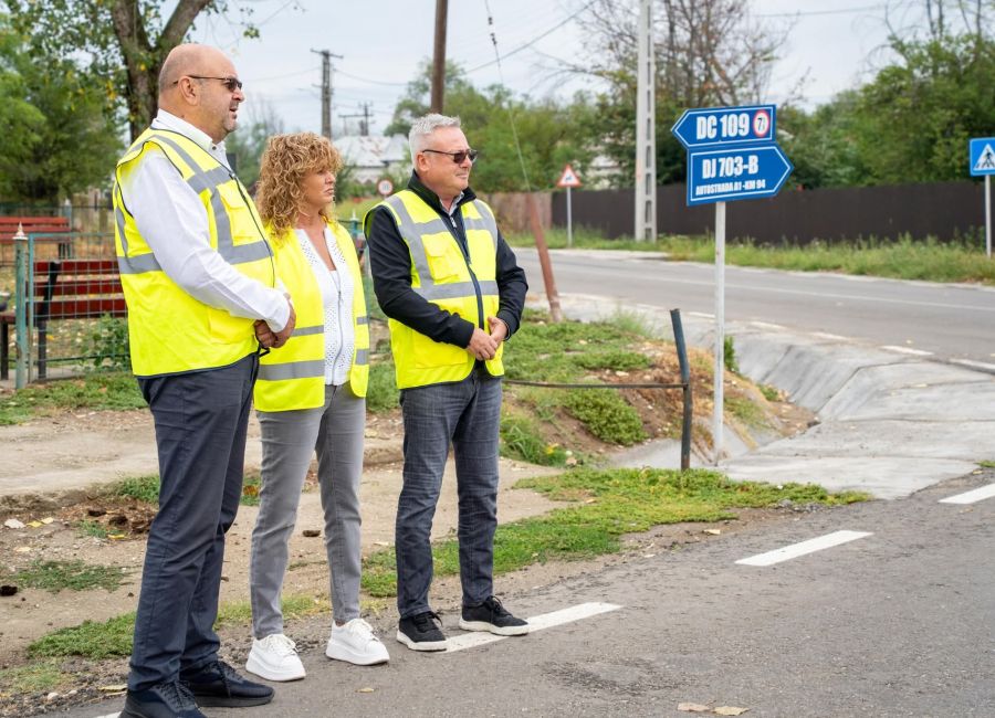 Drum modernizat în comuna Căteasca! Legătură directă cu Autostrada A1 pentru mii de argeșeni