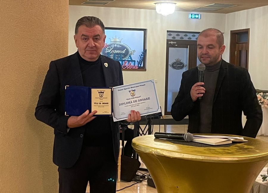 Cristian Gentea, la Gala Sportivilor CSM Piteşti! VIDEO