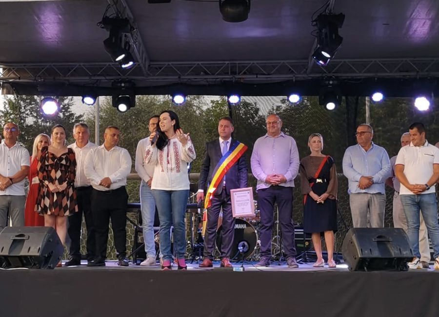 Sărbătoare în comuna Davideşti