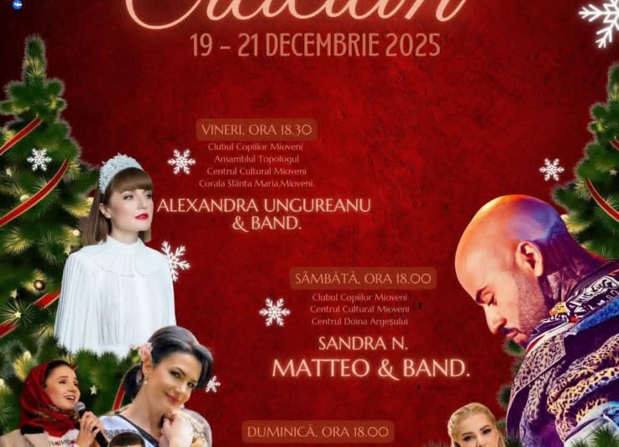 La Mioveni va fi organizată o nouă ediție a Târgului de Crăciun!