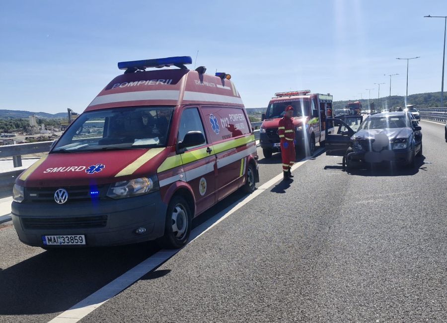 Accident GRAV pe A1! Un COPIL a fost rănit!