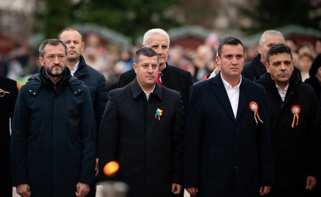 Momente emoționante la Mioveni cu prilejul Zilei Naționale!