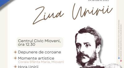 Centrul Cultural Mioveni, manifestări cu prilejul Unirii Principatelor Române