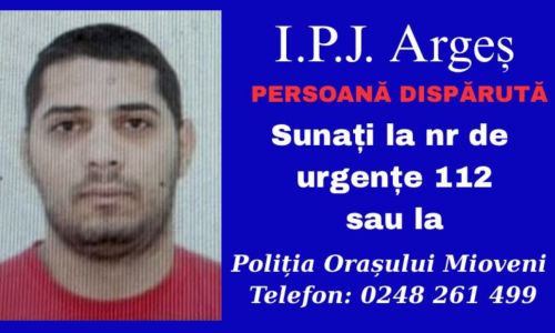 ALERTĂ în Argeș! Un tânăr este de NEGĂSIT de patru zile!
