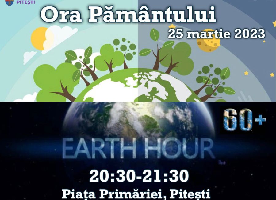 La Piteşti va fi marcată Ora Pământului
