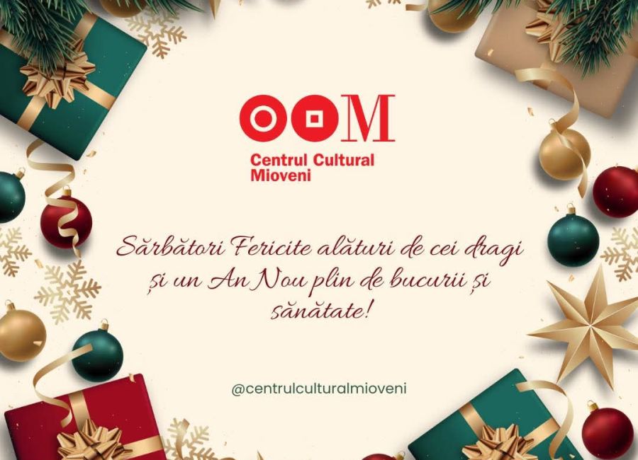 Felicitare Centrul Cultural Mioveni!