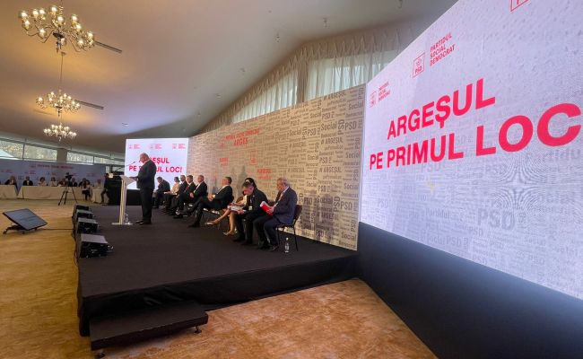 A început şedinţa de alegeri a PSD Argeş! Marcel Ciolacu...