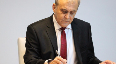 Felicitare Ion Georgescu, primarul orașului Mioveni