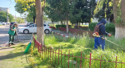 În Mioveni se lucrează la modernizarea spațiilor verzi