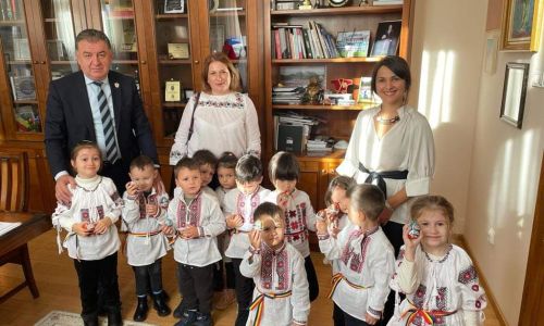 11 preșcolari s-au întâlnit cu primarul Cristian Gentea