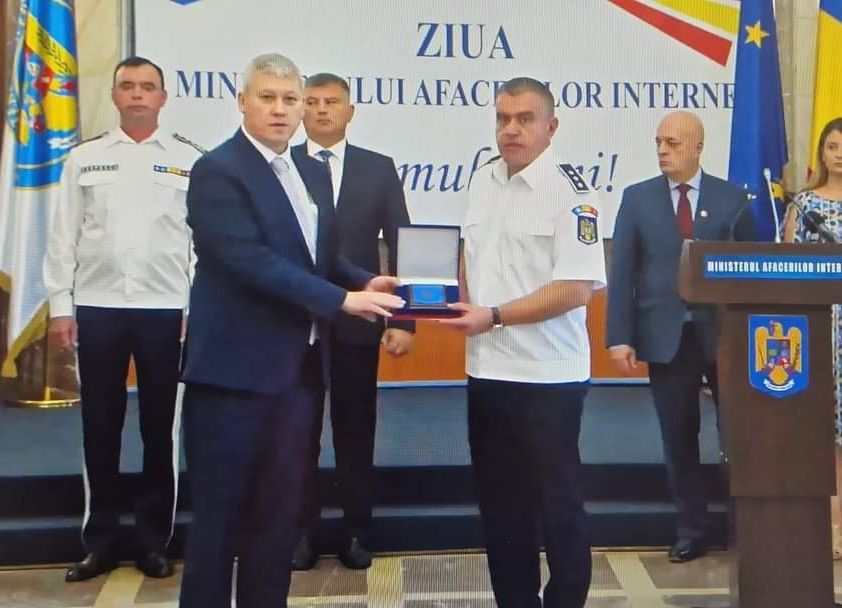 Șeful DGA Argeș, premiat de Ministerul Afacerilor Interne