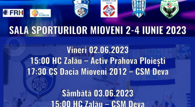 Orașul Mioveni găzduiește barajul din Liga Florilor