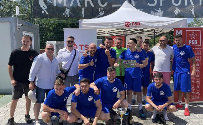 Echipa TSD Argeş, locul 3 în campionatul de fotbal